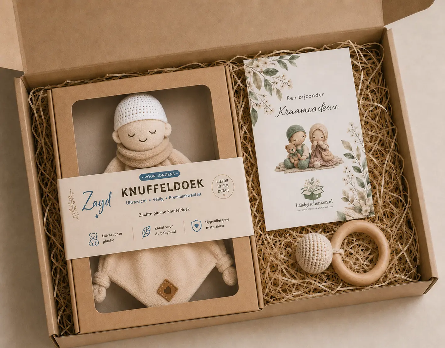 Knuffeldoek Lina & Zayd - Afbeelding 2